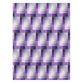 Lila und weiß tischdecke (Vorderseite)