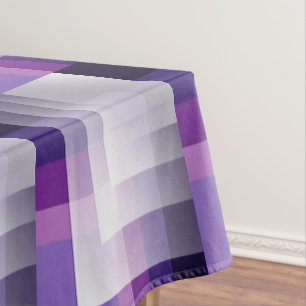 Lila und weiß tischdecke