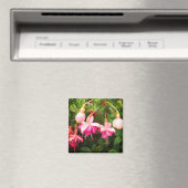 Lila und weiße Blume Magnet (In Situ (Geschirrspüler))