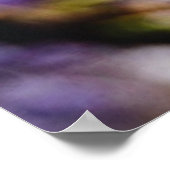 LILA UND WEISSE BLUME POSTER (Ecke)