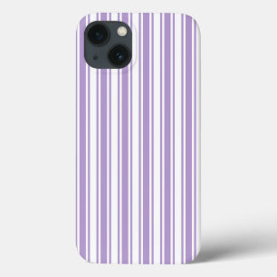 Lila und weiße Candy-Streifen Case-Mate iPhone Hülle