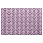 Lila und weiße Damaskus-Muster Stoff (Yard (91,4 cm))