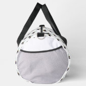 Lila und weiße Iris-Duffle-Bat Duffle Bag (Rechts)