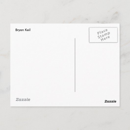 Lila und weiße Kakteen Blume, Arizona Postkarte (Rückseite)