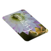 Lila und weiße Kaktus Blume, Arizona Magnet (Rechte Seite)