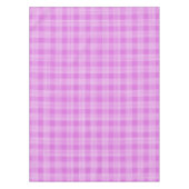 Lila und weiße Karierte Tablettendecke Tischdecke (Vorderseite)