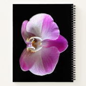 Lila und weiße Orchidee Notizblock (Rückseite)