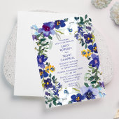 Lila und weiße Orchideenhochzeit Pergament Einladungen