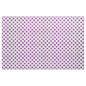 Lila und weiße Polka-Punkte Stoff (Yard (91,4 cm))