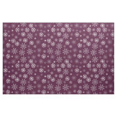 Lila und weiße Schneeflocken Stoff (Fat Quarter (45,7 x 55,9 cm))