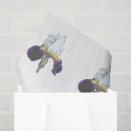 Lila und weiße Schwertlilien-Tissue-Papier Seidenpapier