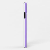 Lila und weiße Streifen Case-Mate iPhone Hülle (Hinten/Rechts)