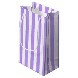 Lila und weiße Streifen Kleine Geschenktüte