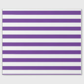 Lila und weiße Streifen mit klassischer Dicke Geschenkpapier (Flach)