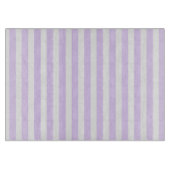 Lila und weiße Streifen Schneidebrett (Vorderseite)