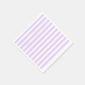 Lila und weiße Streifen Serviette (Ecke)