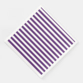 Lila und weiße Streifen Serviette (Ecke)