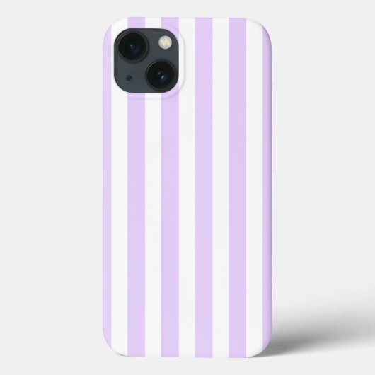 Lila und weiße Süßwaren Streifen Case-Mate iPh iPhone Hülle (Rückseite)