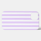 Lila und weiße Süßwaren Streifen Case-Mate iPh iPhone Hülle (Rückseite (Horizontal))