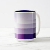 Lila und weiße Tasse (VorderseiteRechts)