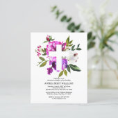 Lila und weiße Taufe (Stehend Vorderseite)