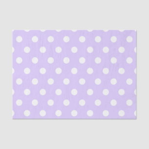 Lila und weißer Polka-Dot Seidenpapier