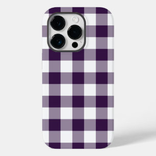 Lila und weißes Buffalo Kariertes iPhone X Fall Case-Mate iPhone Hülle