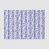 Lila und weißes Chintz Seidenpapier (Vorderseite)