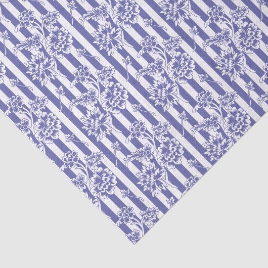 Lila und weißes Chintz Seidenpapier (Ausschnitt)