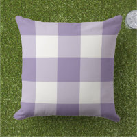 Lila und weißes Gingham-Kariertes Muster