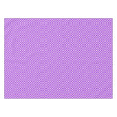 Lila und weißes kariertes Tablett Tischdecke (Vorderseite (Horizontal))