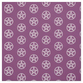 Lila und weißes Pentagramm-Altar-Stoff-Material Stoff (Muster)