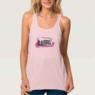 Lila und weißgestrichener Tank