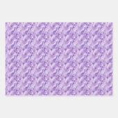 Lila- und Weißmarmor Geschenkpapier Set (Vorderseite)