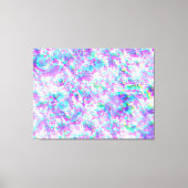 Lila und welliger Glitter Leinwanddruck (Vorderseite)