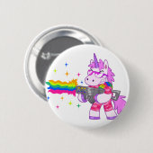 Lila Unicorn - Gewehr Button (Vorne & Hinten)
