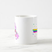Lila Unicorn - Gewehr Kaffeetasse (Mittel)