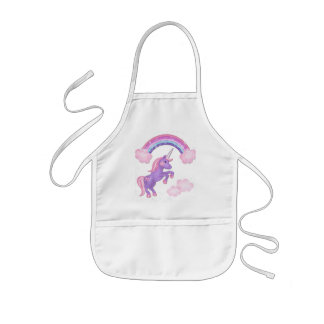 Lila Unicorn-Schürze Kinderschürze