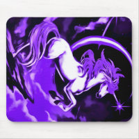 Lila Unicorn-Spritzpistolen-Kunst
