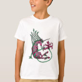 Lila Unicorn T-Shirt (Vorderseite)