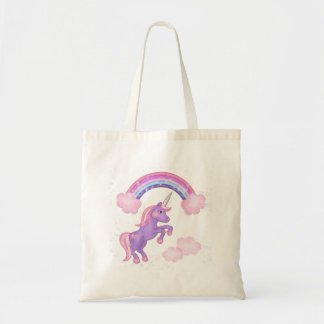 Lila Unicorn-Taschen-Tasche Tragetasche