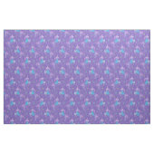 Lila Unicorns-rosa Sterne Stoff (Fat Quarter (45,7 x 55,9 cm))