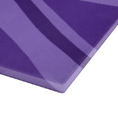 Lila Union Jack Design Schneidebrett (Ecke)