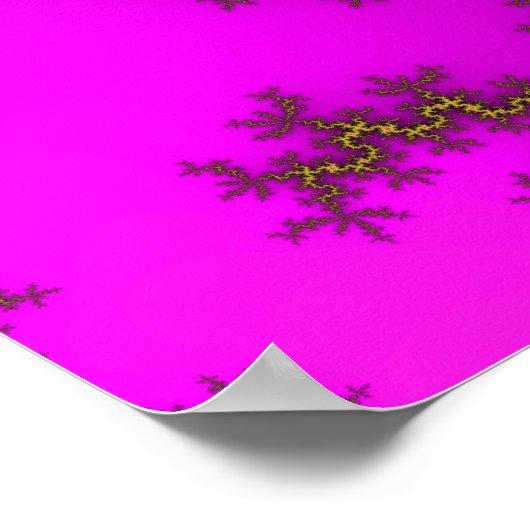 Lila Unkraut (Druck) Poster (Ecke)