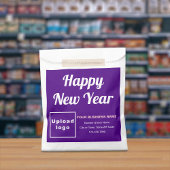 Lila Unternehmensmarke, Neujahrspapiertasche Geschenktütchen