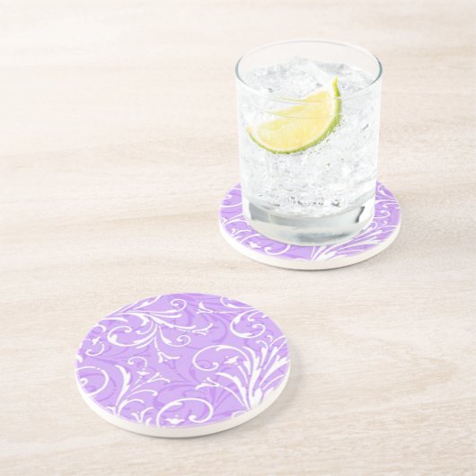 Lila Untersetzer (Seite)