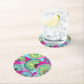 Lila Untersetzer aus kaltem Papier (Vor Ort)