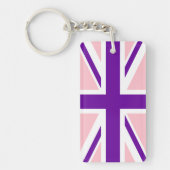 Lila Upper Schlüsselanhänger (Vorderseite)