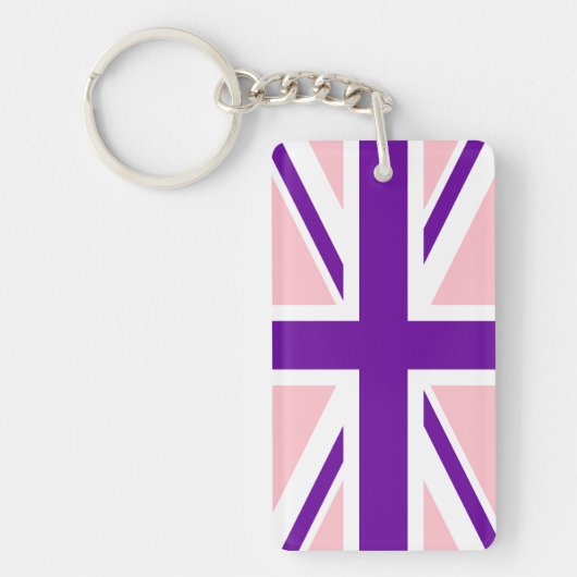 Lila Upper Schlüsselanhänger (Vorderseite)
