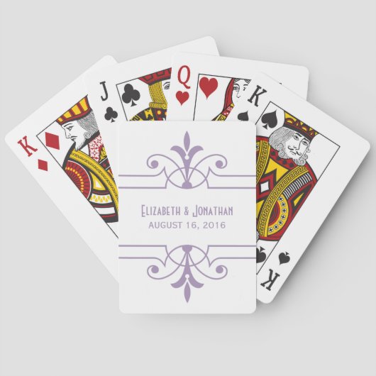 Lila v2 Extravagante Spielkarten (Rückseite)
